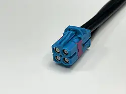 MINI FAKRA 4 IN 1 TO 4X FAKRA PLUG, FAKRA Z CODE, EQUIVALENT TO TE MATE-AX。 CONBEONE