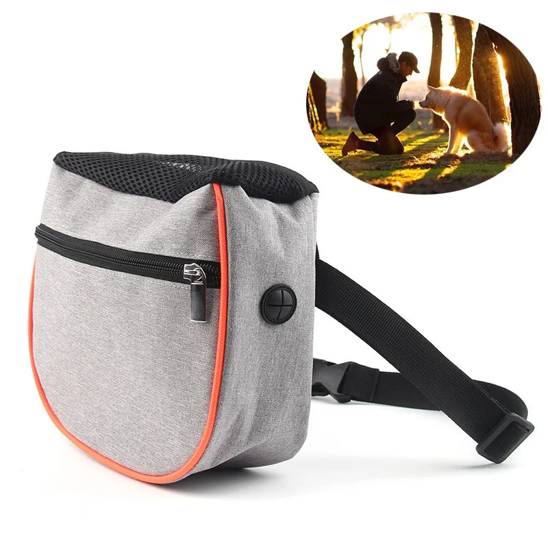 

High Quality Outdoor Pet Dog Treat Pouch Portable Dog Training Bags for Pet Food Container Puppy Snack Reward Waist Bag