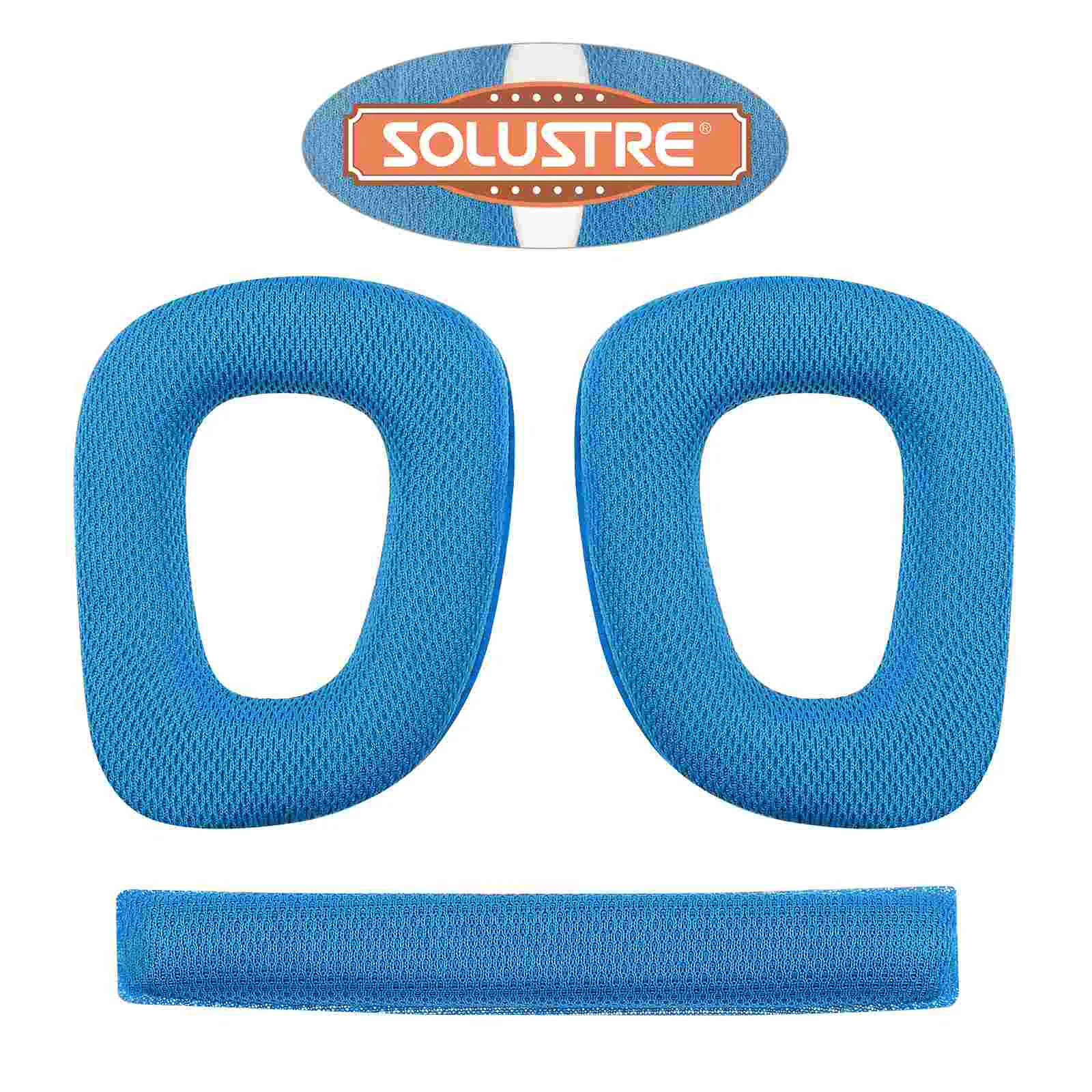 Ensemble de rembourrage d'oreille pour écouteurs, Compatible G930, coussin en maille de mousse souple, remplacement des coussinets de bandeau usés, bruit