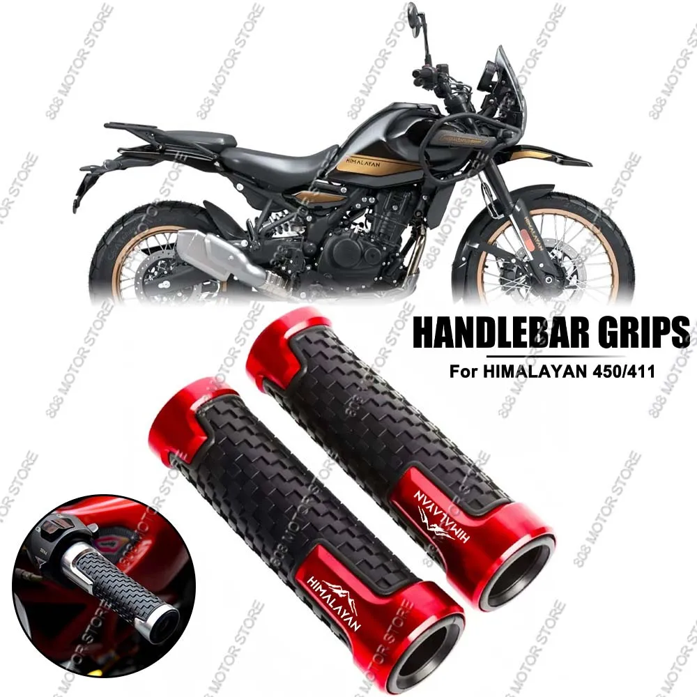 

Ручки руля с ЧПУ для мотоциклов Himalayan 411 450, противоскользящие