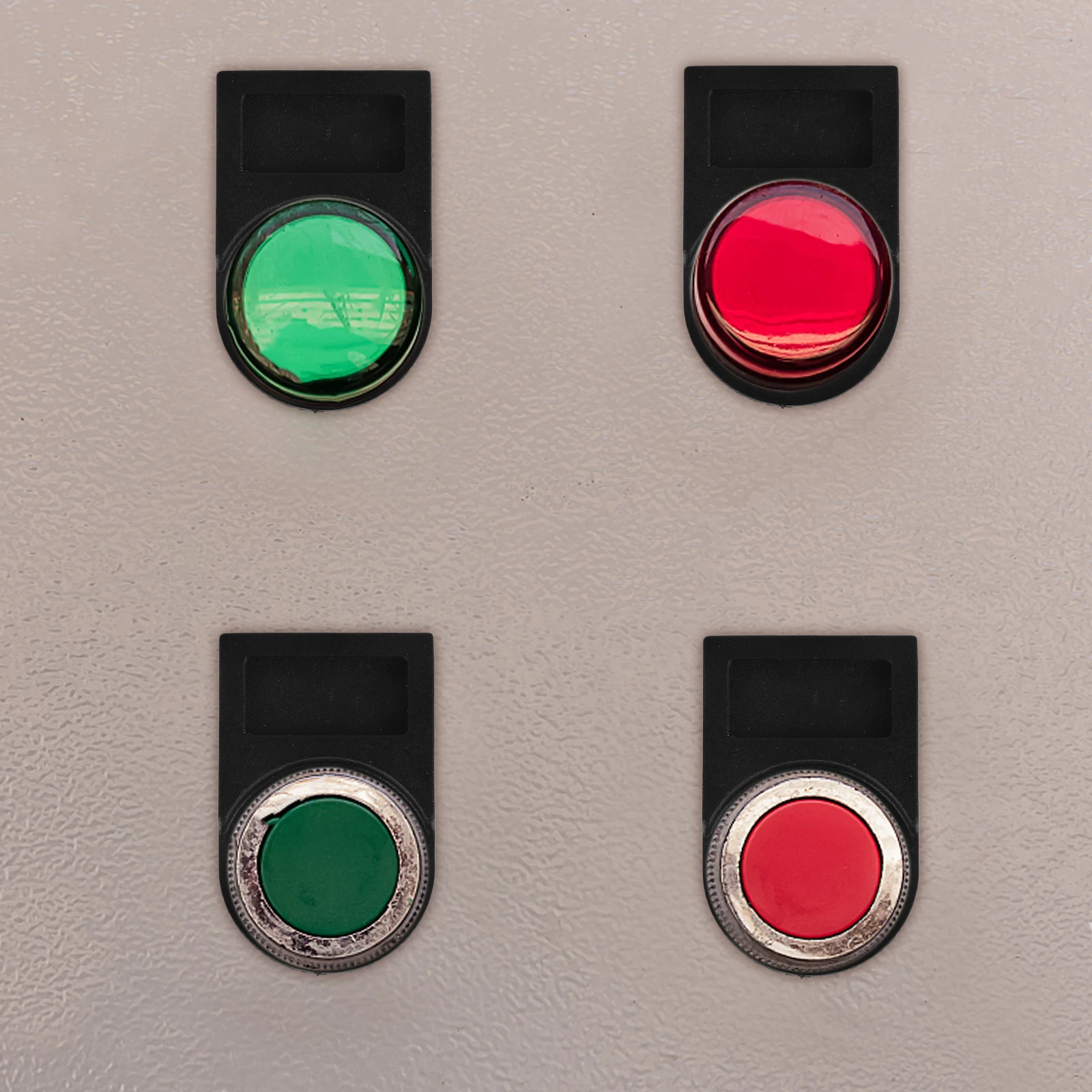 

100 Sets Signal Light Sign Switch Attachment Plastic Push Button Notice Board Replacement Electrical Frame Sign Identification