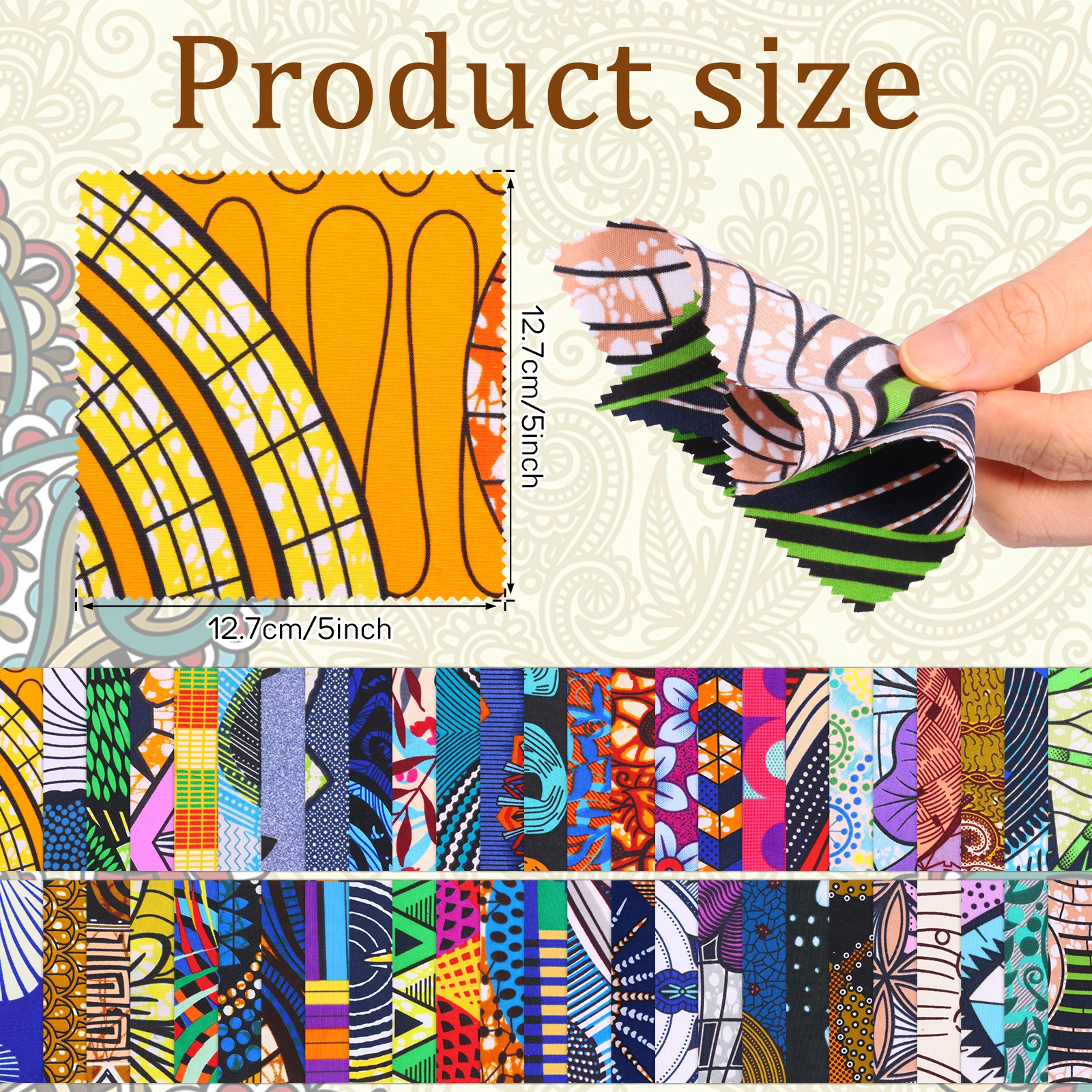 100 Piezas de Tela Africana de - Sewing Textiles reseña y precio
