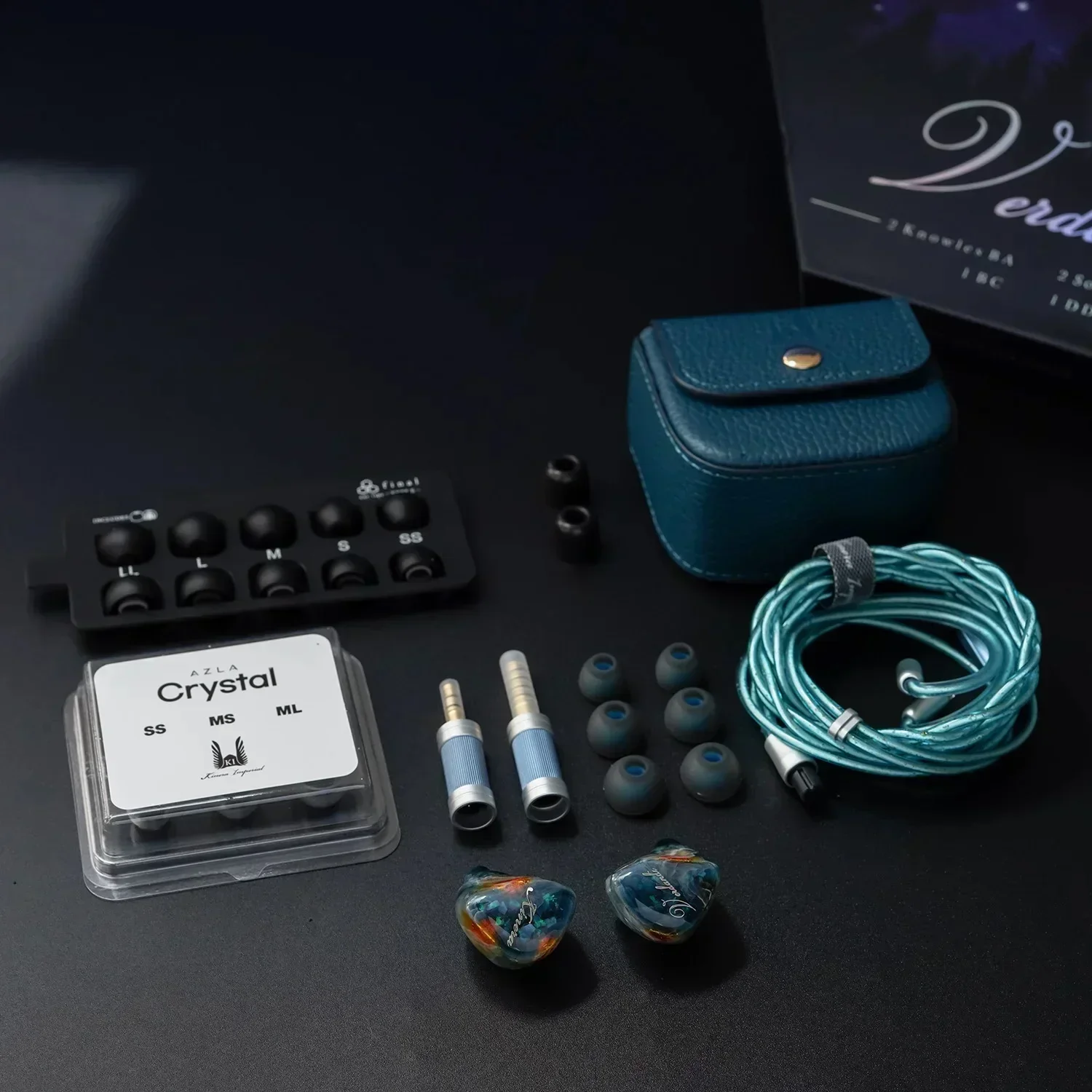 Kinera x FA Verdandi Bone Conduction 1BC+2BA+2EST+1DD HIFI Wired Best In-Ear Earphone Monitor with 3.5+4.4mm Plug Headphone