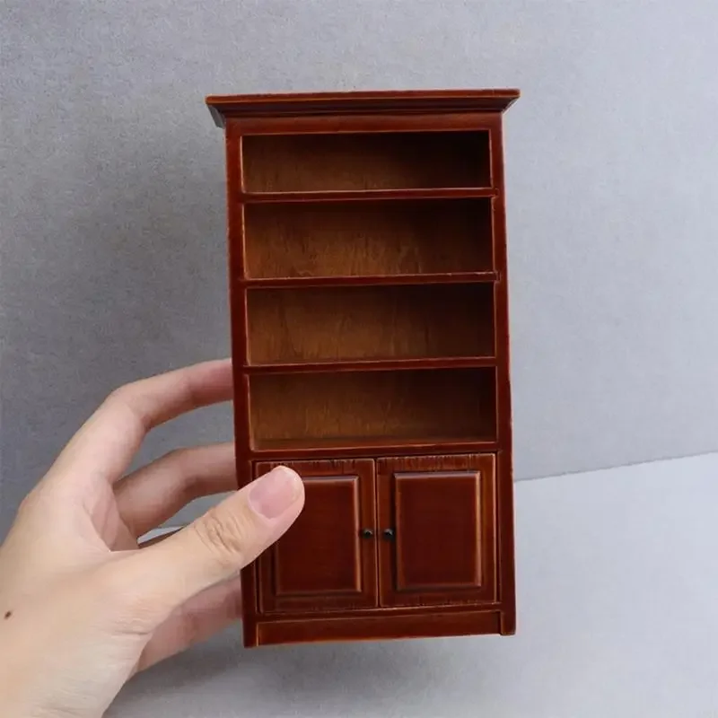 Tủ Gỗ Hình Mẫu Có Cửa Làm Việc Tỉ Lệ 1/12 Nhà Búp Bê Trang Trí Thủ Công Dự Án Cảnh Thiết Lập Phụ Kiện 15UB