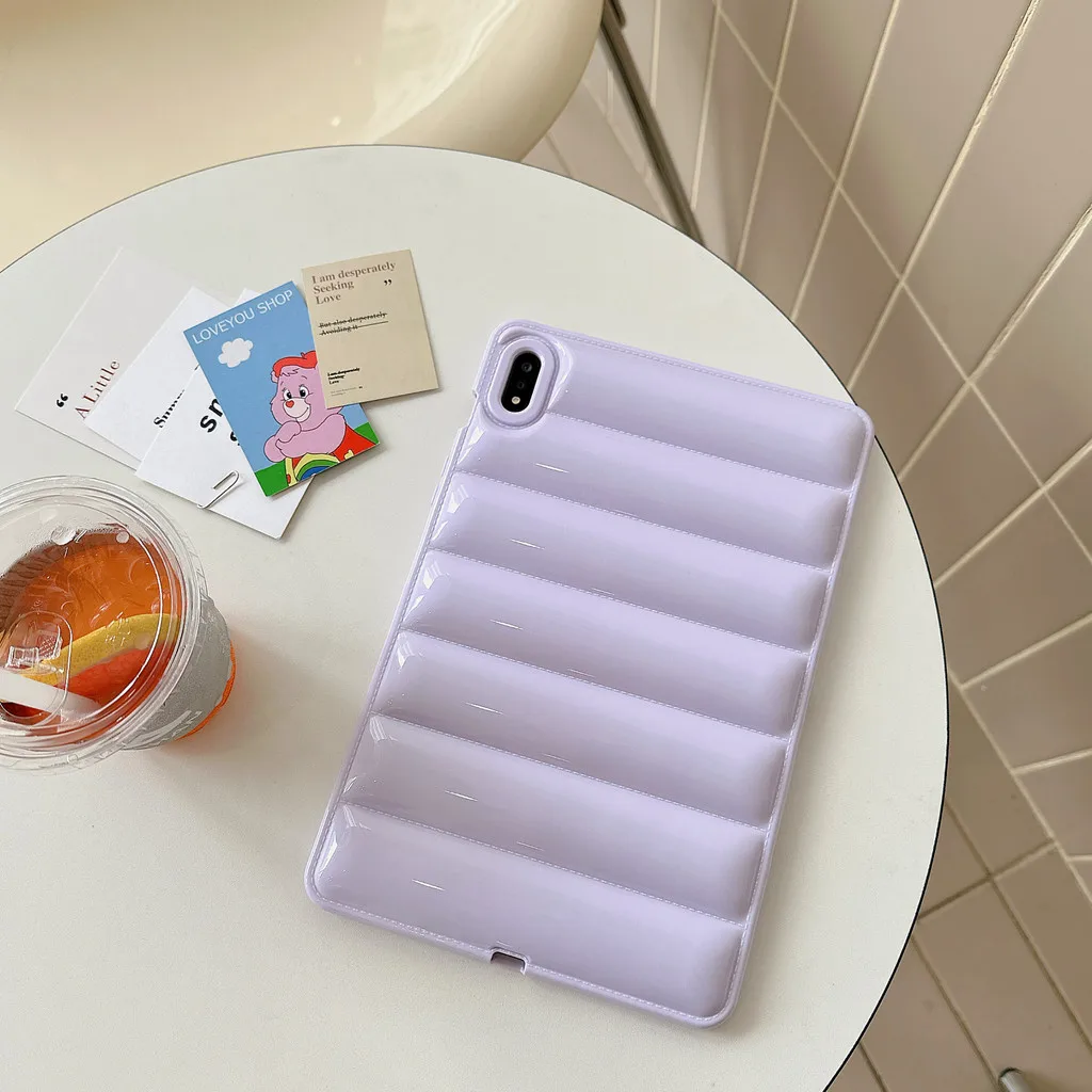 Jelly Puffer Case For Samsung Galaxy S10 Plus 12.4inch 2024 S9 FE Plus S7+ S8 A9Plus A8 S6 A7 Lite A 8.0 Soft Silicone Cover