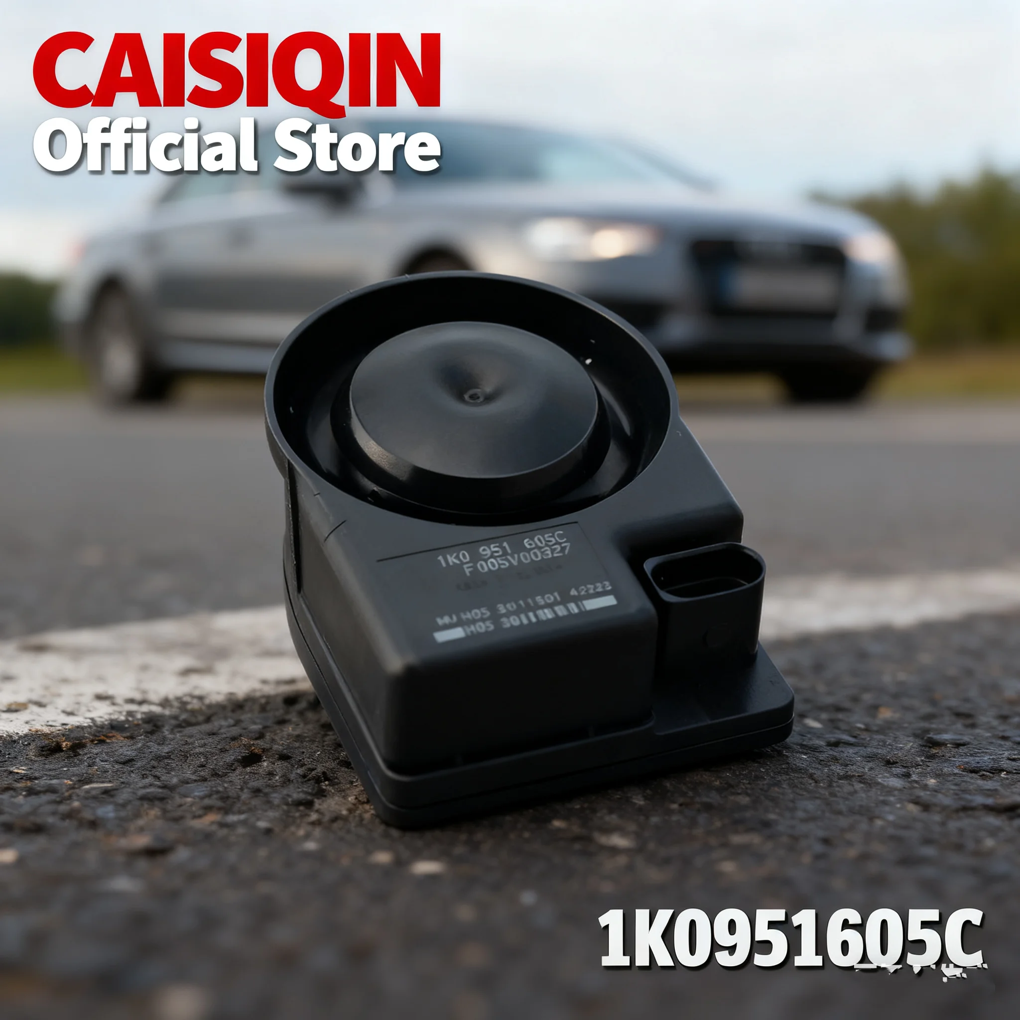 1K0951605C 1K8951605B Car Alarm Horn Antitheft Security Siren Speaker For VW Passat B7 Golf Tiguan Seat Leon Altea Audi A3 A4 A6