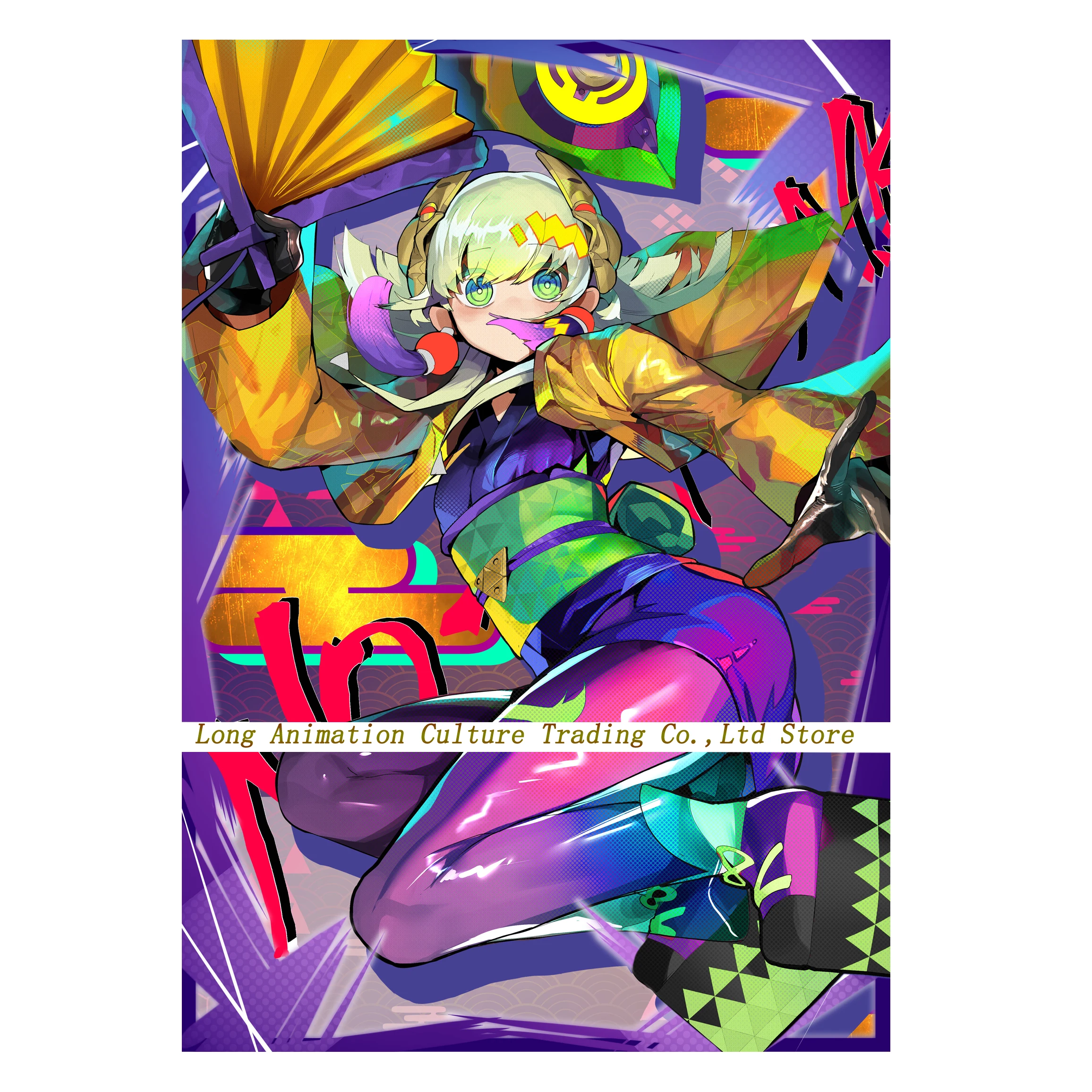 

60 шт. Yugioh Noh-P.U.N.K. Чехлы для карт Ze Amin Game Yu-Gi-Oh! Голографический Блестящий Защитный чехол для OCG Trading Card