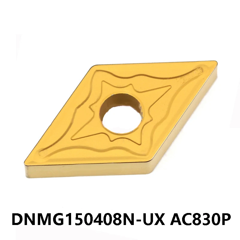 

DNMG DNMG150408 N-UX Original 150408 DNMG150408N-UX AC830P For Steel Turning Tools CNC Blade Lathe Tool Cutter Inserts Metal