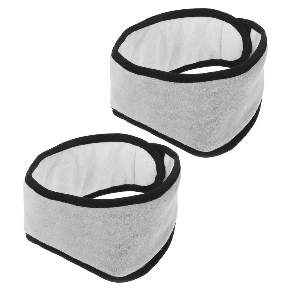 

2Pcs Sleep Ear Muffs Noise Cancelling Adjustable Ear Warmers Comfortable Soft Lined Earmuffs for Winter Cold Weather Headband