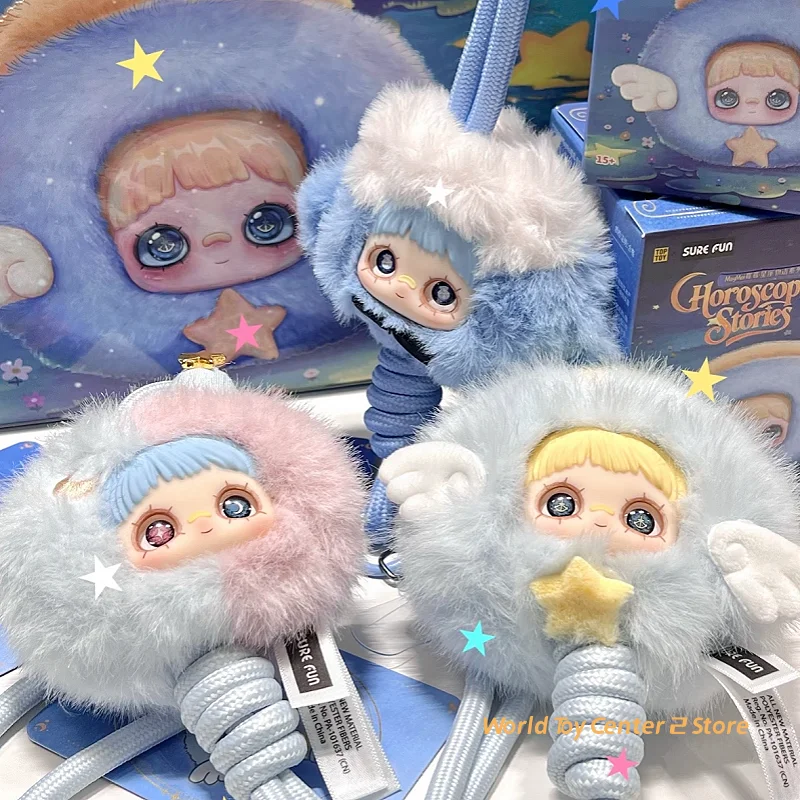 

100% оригинальная серия Maymei Zodiac Horoscope Stories, слепая коробка, ремешок для телефона, кукла, подвеска, подарки для девочек, подарок на день рождения