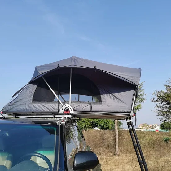 Lightweight 600D Cover Off-road Roof Top Tent Aluminum Rooftop Tetn Overland and Camping Car Roof Top Tent 3