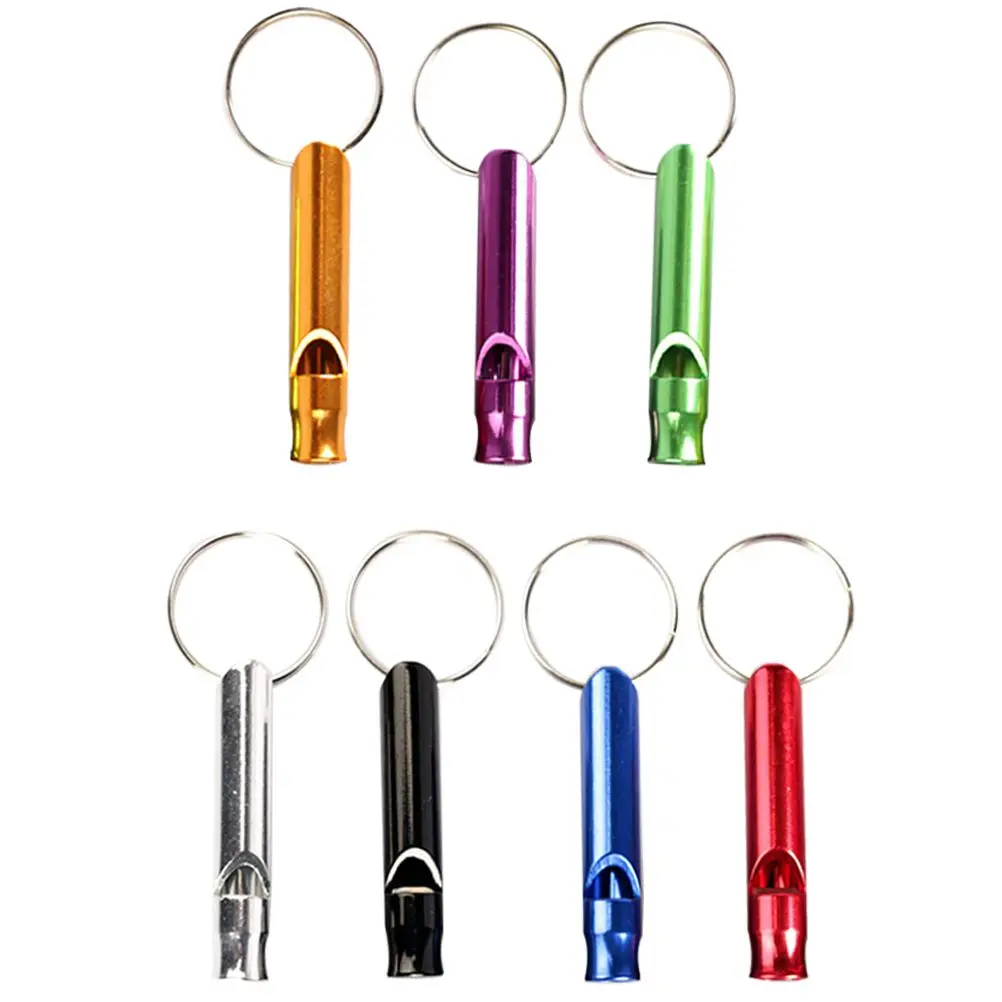 

7 Pcs Training Whistle for Parrot Pigeon Aluminum Alloy Bird Kids Baby Lightweight Compact Pet Supply Ultrasonic Whistle Dog