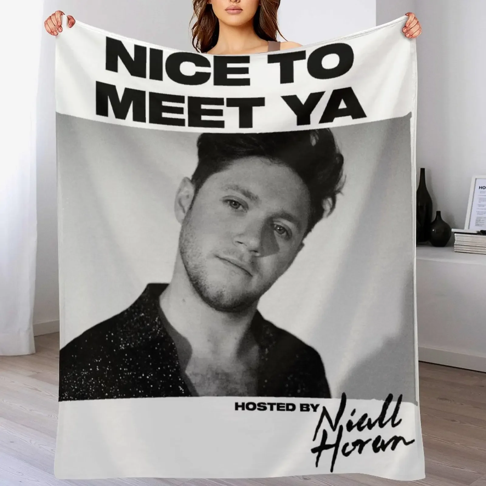 

Twonal Niall Nice To Meet Ya North American Tour 2020 Throw Blanket Picnic sofa bed Retros Designers Blankets