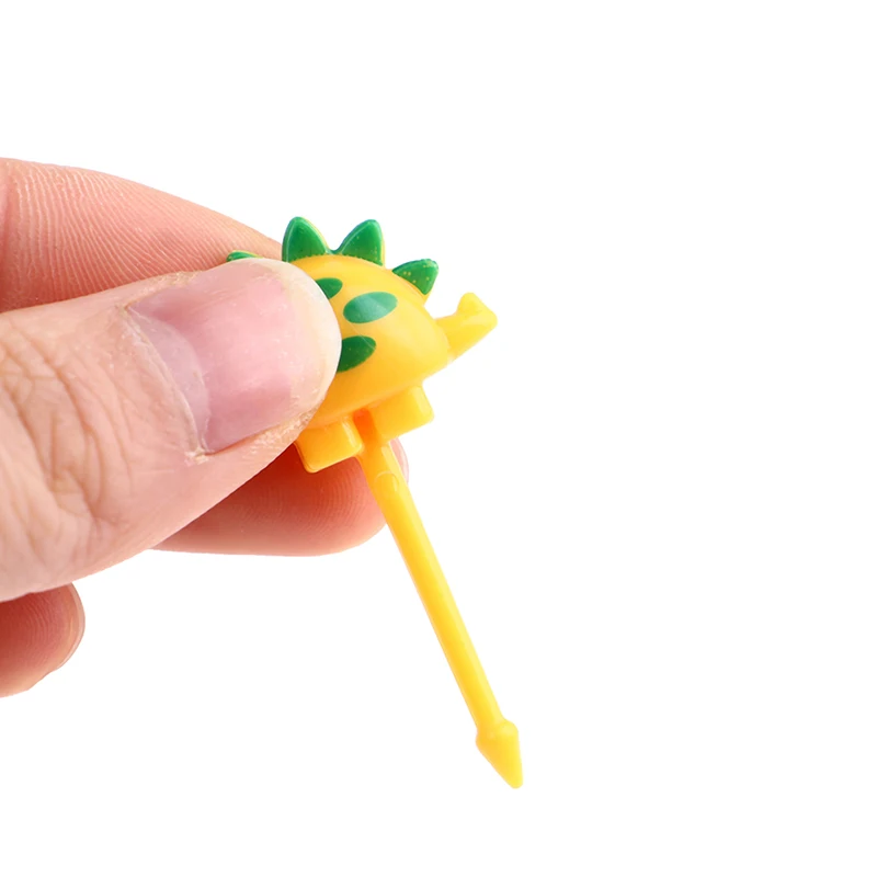 6pcs Mini Skewers With Cute Cartoon Eyes Kawaii Lunch Bento Box Food Fruit Picks Fork Sticks Sandwich Toppers Party Decor