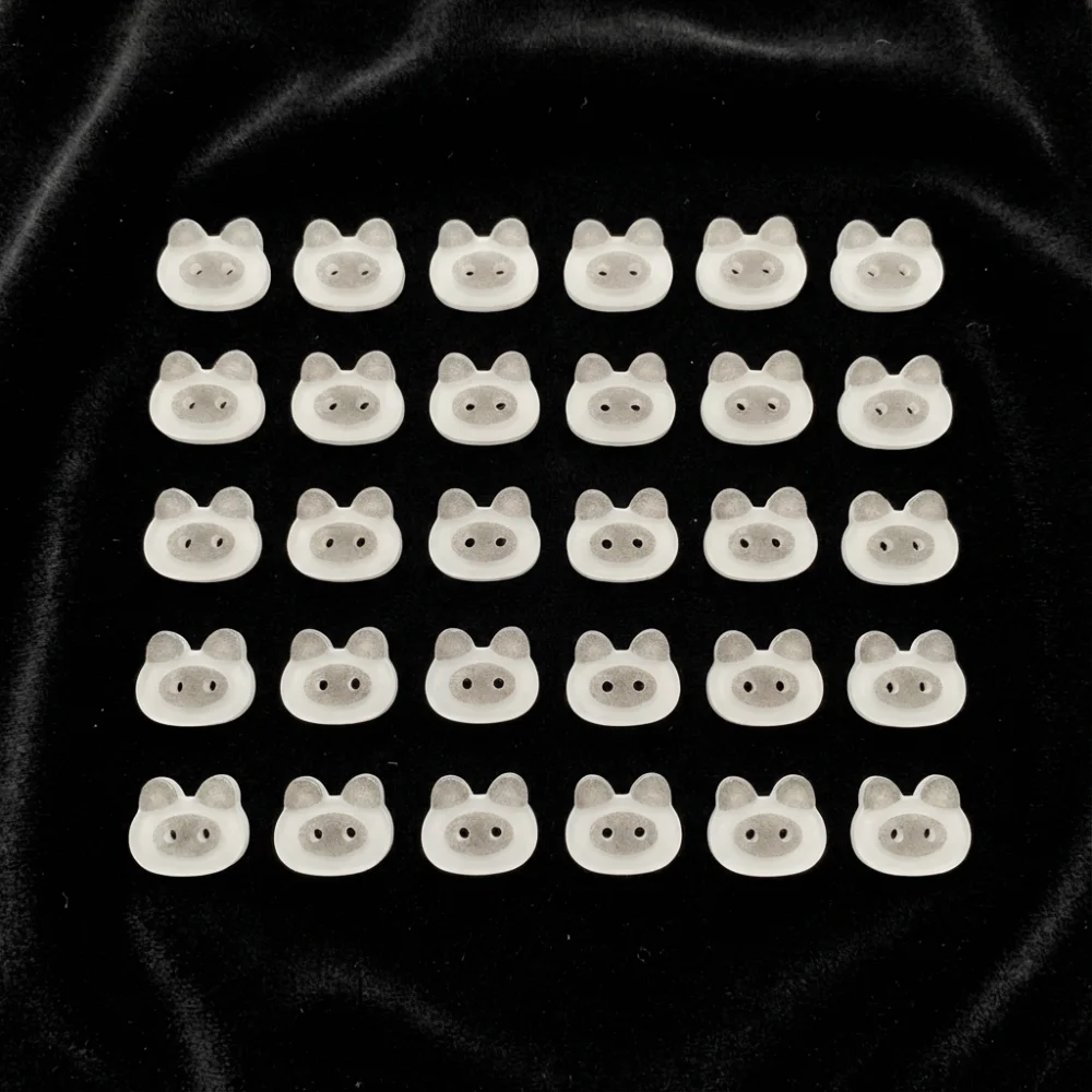 

30pcs Siamese Cat 12mm Kitty Buttons Cute Creative Calico Cat Buttons Fashionable Resin Ginger Cat Buttons Cardigan Sweater