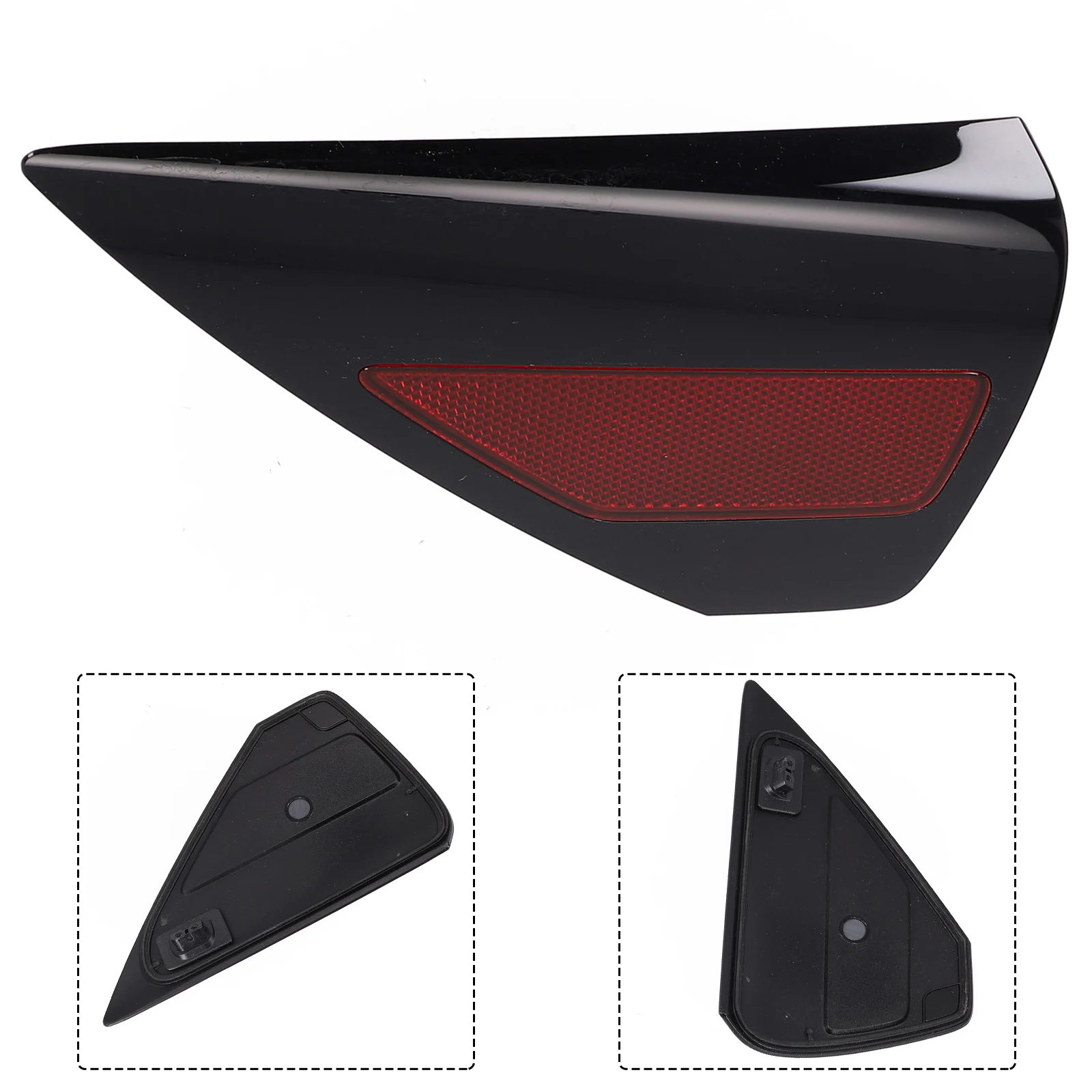 New Practical Charge Door Cover Reflector Driver Side Quarter For Tesla Model 3 Y 2017-23 High Quality 1084854-99-J 108485499J