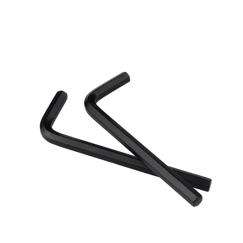 مفتاح ألين أسود 0.7/0.9/1.27/1.5/2/2.5/3/4/5 ~ 17 ملم مفتاح سداسي L-نوع أداة يدوية للدراجات وإصلاح المنزل، أجهزة مضادة للصدأ #2