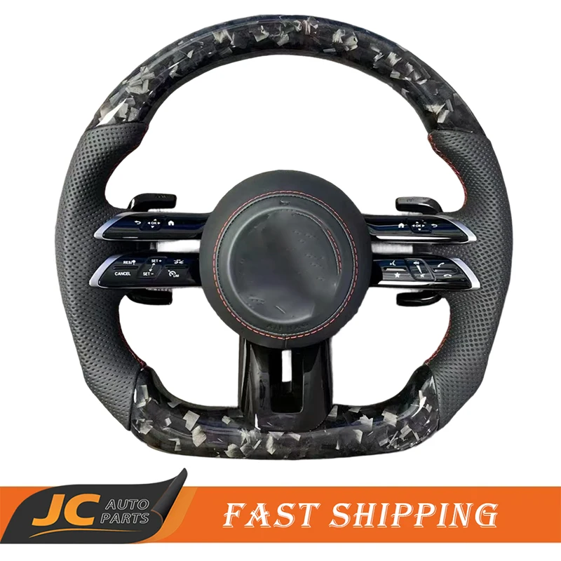 

Steering wheel For Mercedes Benz W205 W213 W216 W217 W218 W222 W253 W257 W463 GLE G63 C63 AMG(Customizable)