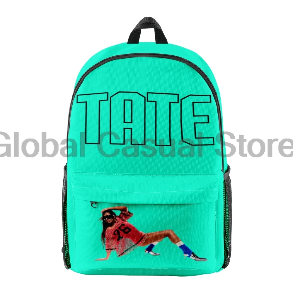 Tate McRae Merch Backpack 2024 Think Later Tour Women Men Rucksack Fashion Travel Bag Casual Daypack