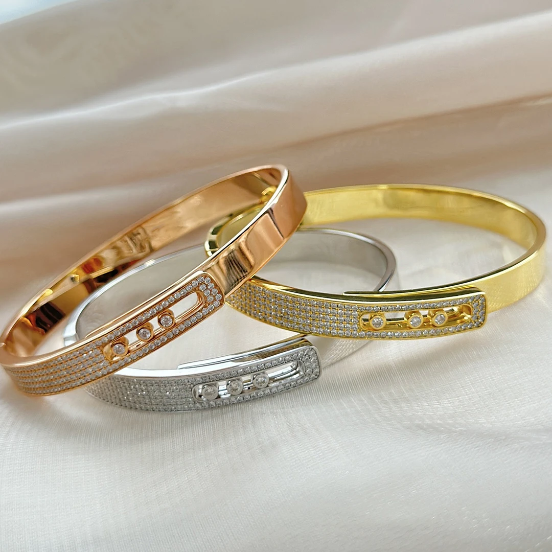 

Классические ювелирные изделия из стерлингового серебра 925 пробы, браслет с подвижным камнем для мужчин и женщин. Свадебные украшения, аксессуары, подарки для вечеринок