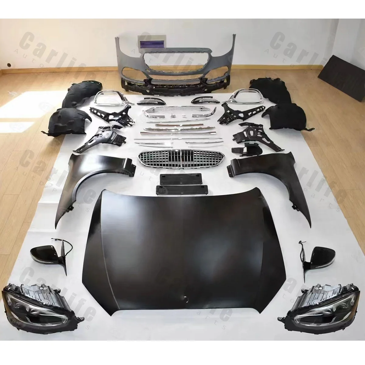 Car Accessories W221 Upgrade W223 Body Kits for S Class W221 2006-2013 Upgrade 2021  and  Model