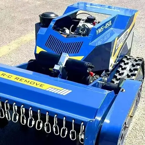 

Customized tracked industrial remote control robot lawn mower, cutting width 800/1000mm lawn mower