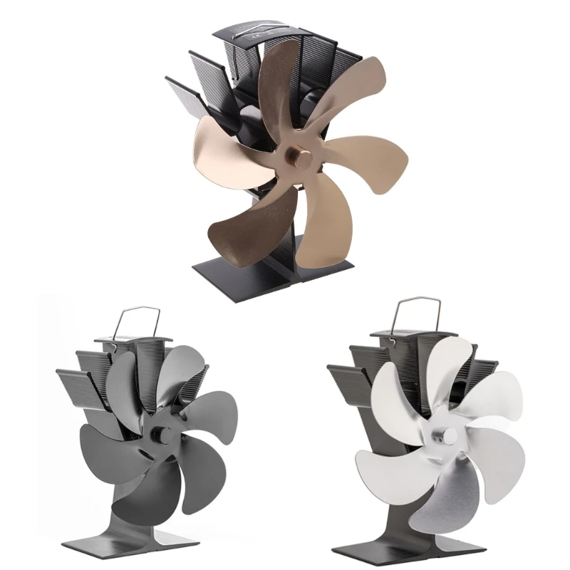 

6-Blade Silent Heat Powered Stove Fan Small for Ideal Gift for Your Home TOP ones