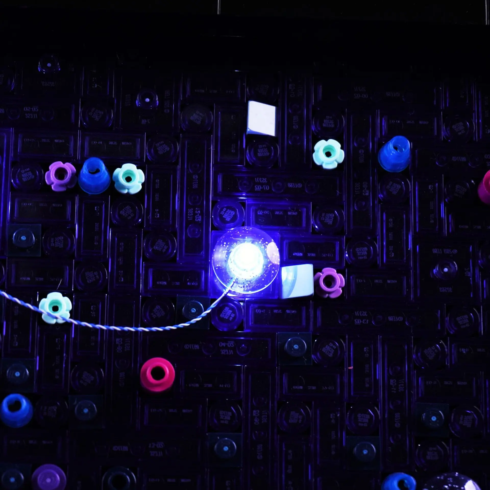 Modell nicht im Lieferumfang enthalten: LED-Lichtset für LEGO The Milky Way Galaxy Art 31212, Bausteine, Ziegel, DIY-Lichtzubehör, Spielzeug-Set