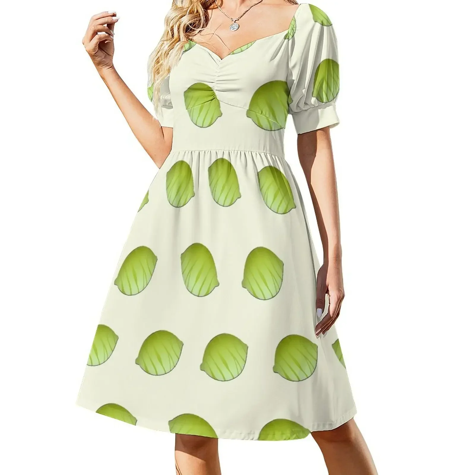 

Limes Short-Sleeved Dress summer women's dress 2025 dress for women summer festival outfit women