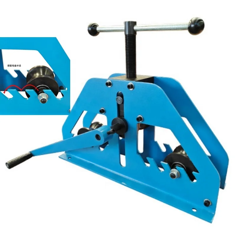 Hand-operated Round Bending Bender Machine Tools for Tubing and Section Bars Manual Pipe Bender for Stainless Steel Aluminum
