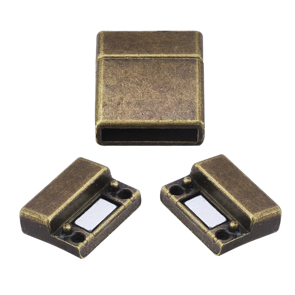 5-10pcs Alloy Flat Strong Magnetic Clasp for DIY