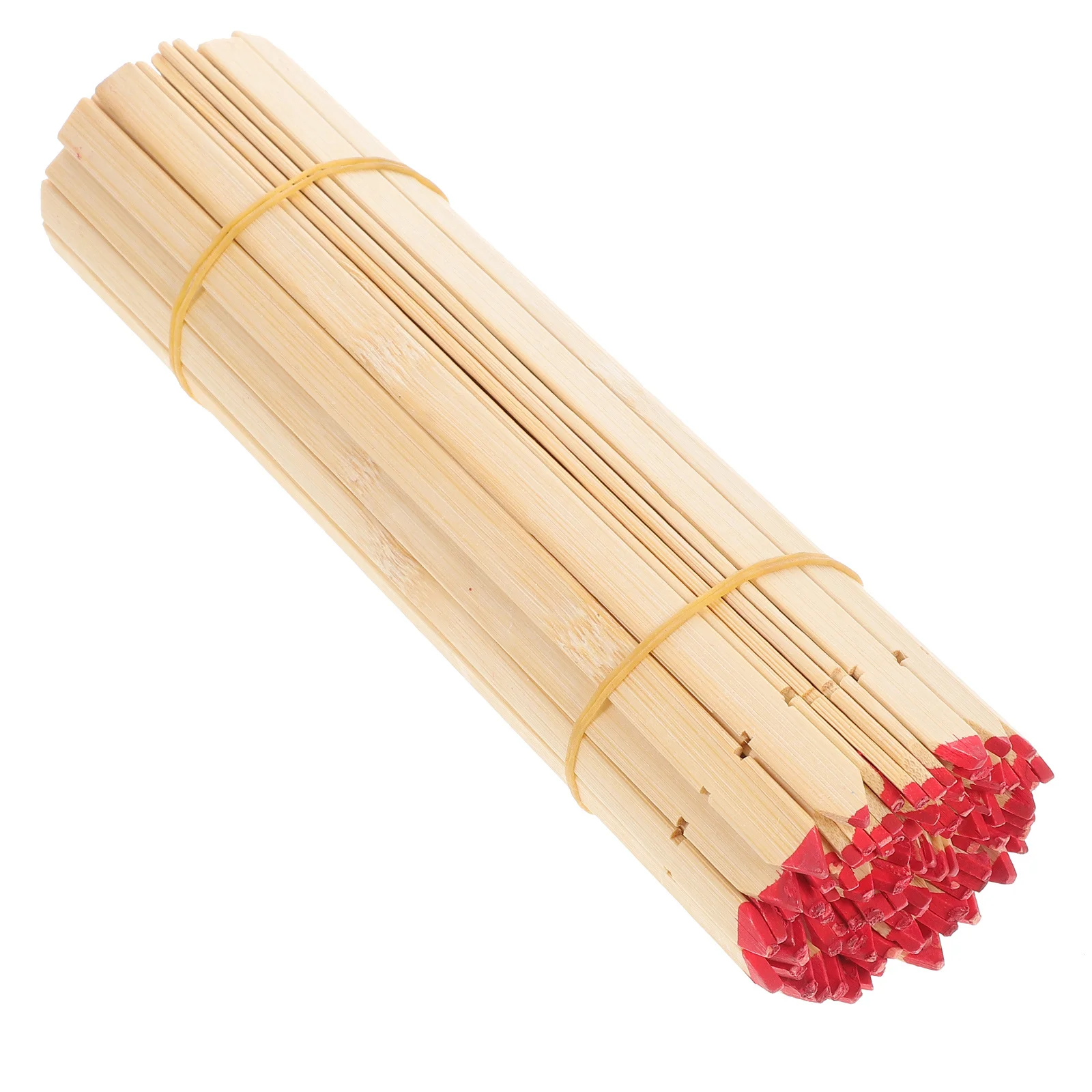 100 قطعة من أعواد الحظ الفارغة من الخيزران دعامة العرافة الصينية العتيقة للبوذية أدوات ألعاب الكهانة دعامة العرافة #2