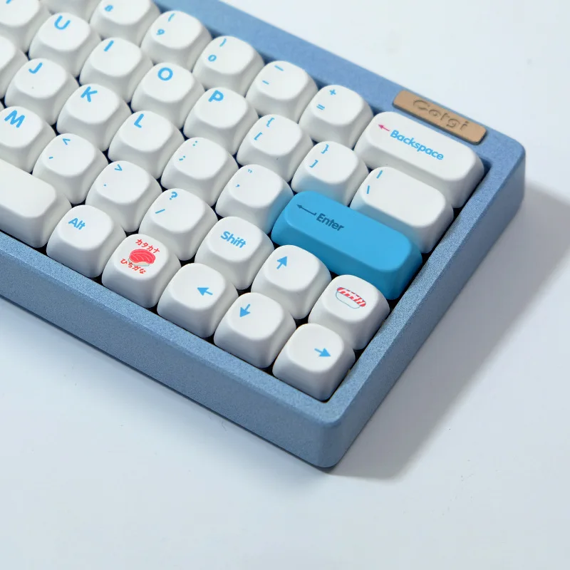 

Sushi theme MOA keyboard keycaps cute PBT sublimation custom girl MAO adaptable magnetic axis
