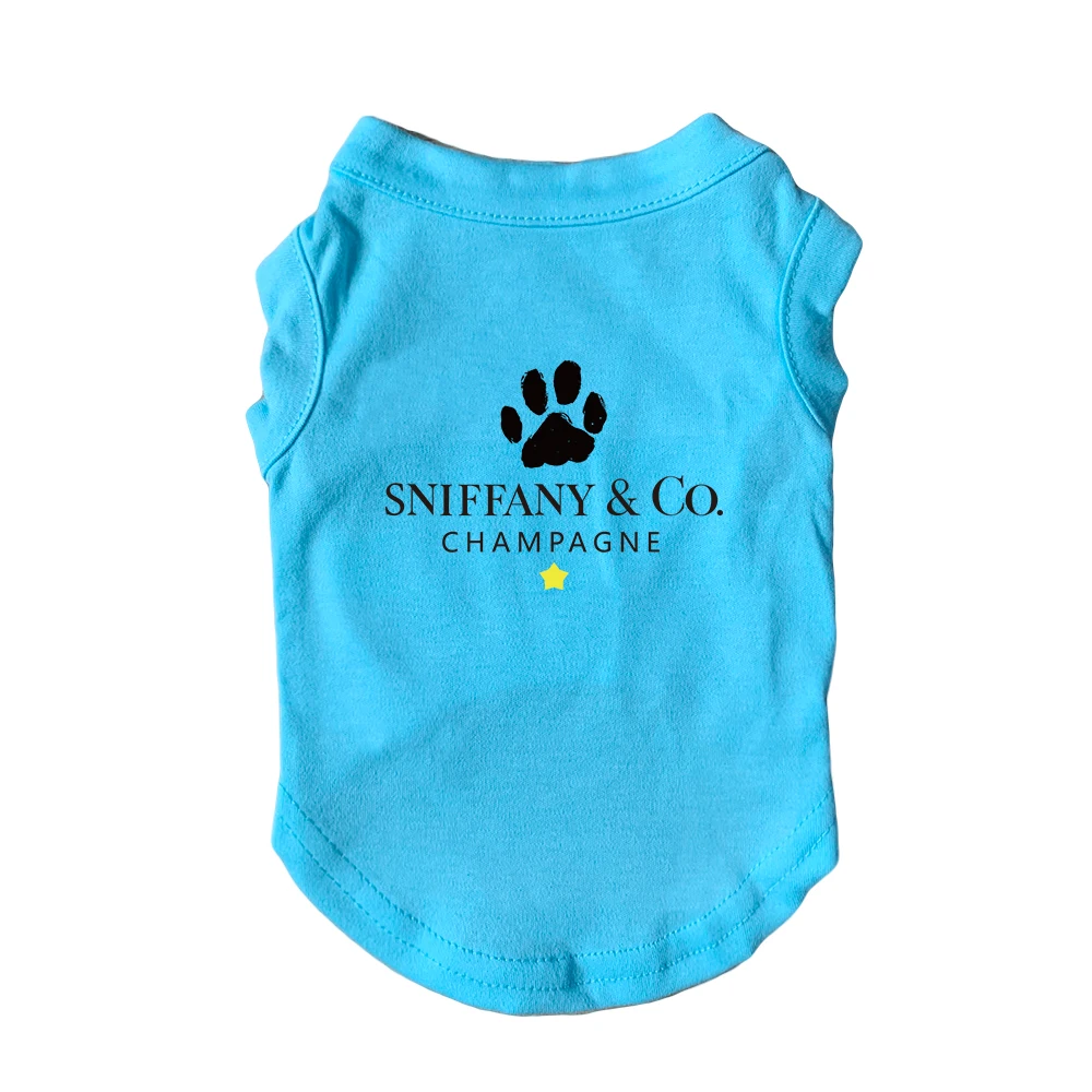 Sniffany & Co-Chaleco de algodón para perro, ropa de verano para cachorro, York, francés, Bulldog, Chihuahua, razas pequeñas y medianas