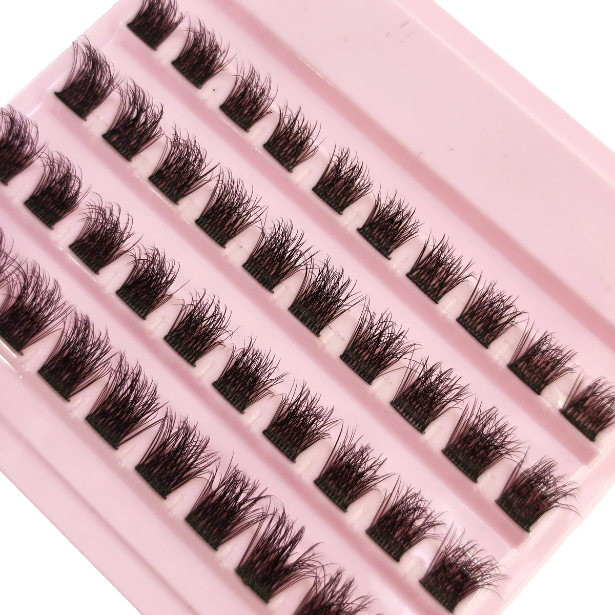 まつげ束 ウィスピー ナチュラル DIY まつげエクステ カール まつげクラスター アニメクラスター まつげフェアリー 個人用まつげギフト