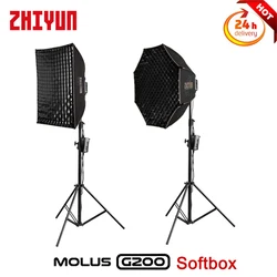 ZHIYUN 90D / 60X90 Parabolic Softbox Video Light Rectangular Soft Box Bowens Mount for Molus G200 Photography Light Accessories