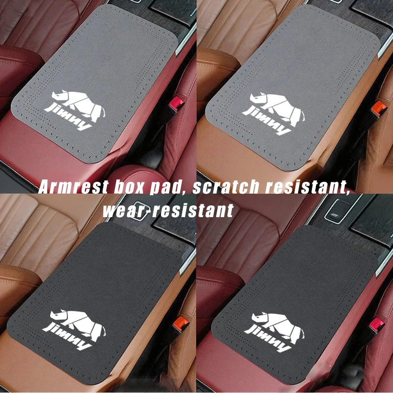 

Suzuki Jimny Premium Suede Armrest Box Pad, Scratch-Resistant and Wear-Resistant Car Dashboard Cover, Durable Interior Decoratio