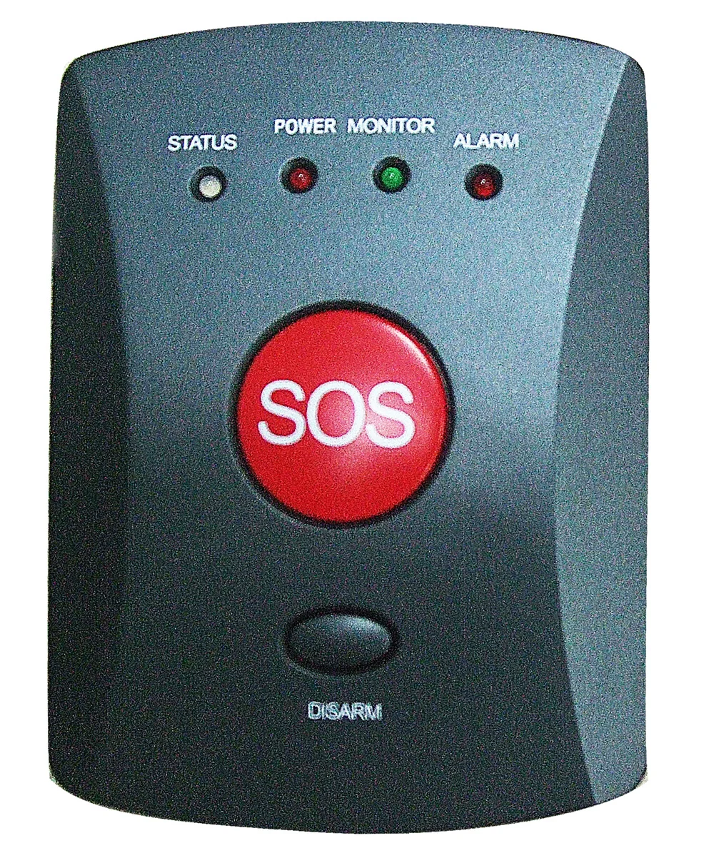 Emergency Calling GSM Panic System for the Senior Elderly People Care with Speaker SOS Button Optional