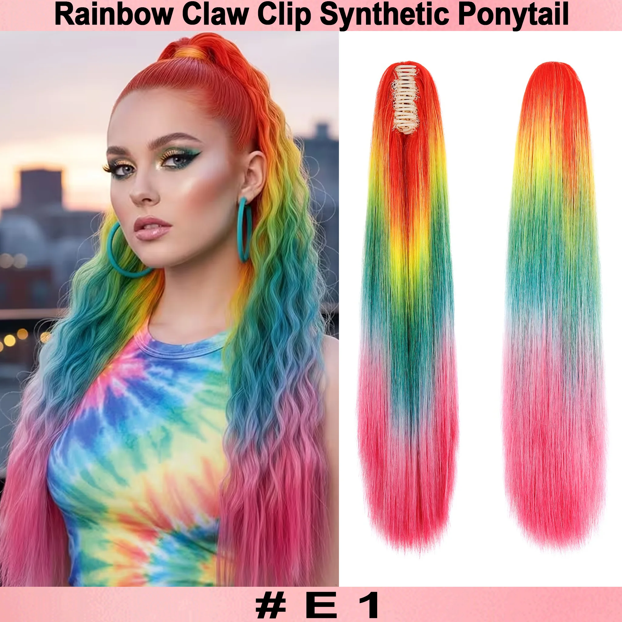 presilha-de-cabelo-gradiente-multicolorida-arco-Iris-com-rabo-de-cavalo-sintetico-liso-extensoes-de-rabo-de-cavalo-para-mulheres-modernas-facil-de-usar