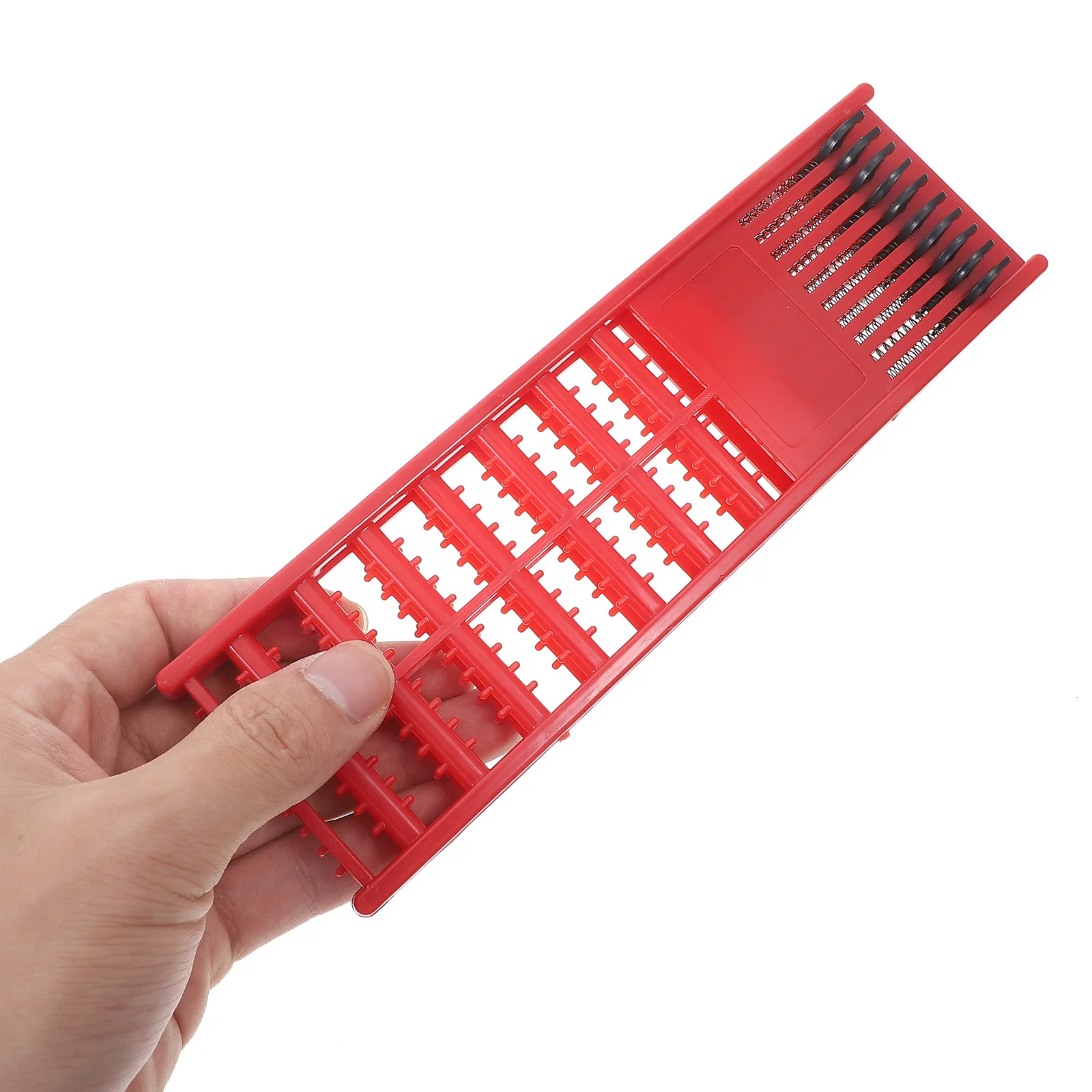 

4Pcs Fishing Line Holder Organizer Strong ABS Compact Design Easy Carry Spring Loaded Leader Storage Tackle Accessories