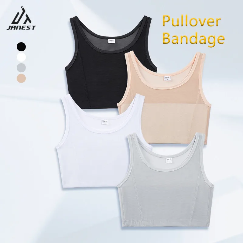 

Бандаж-бюстгальтер для груди из ледяного шелка, спортивный бюстгальтер-бандаж, большие размеры