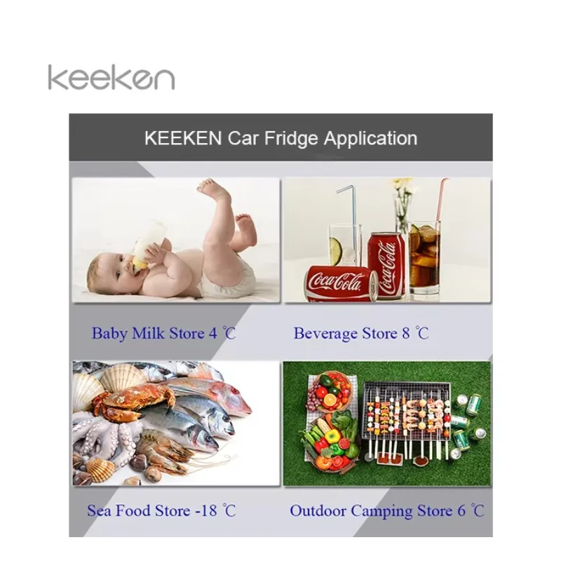 

Мини-холодильник-морозильник TULX для автофургонов и внедорожников, компрессорный, с верхней загрузкой, 12В DC, с сертификатами CE/Reach