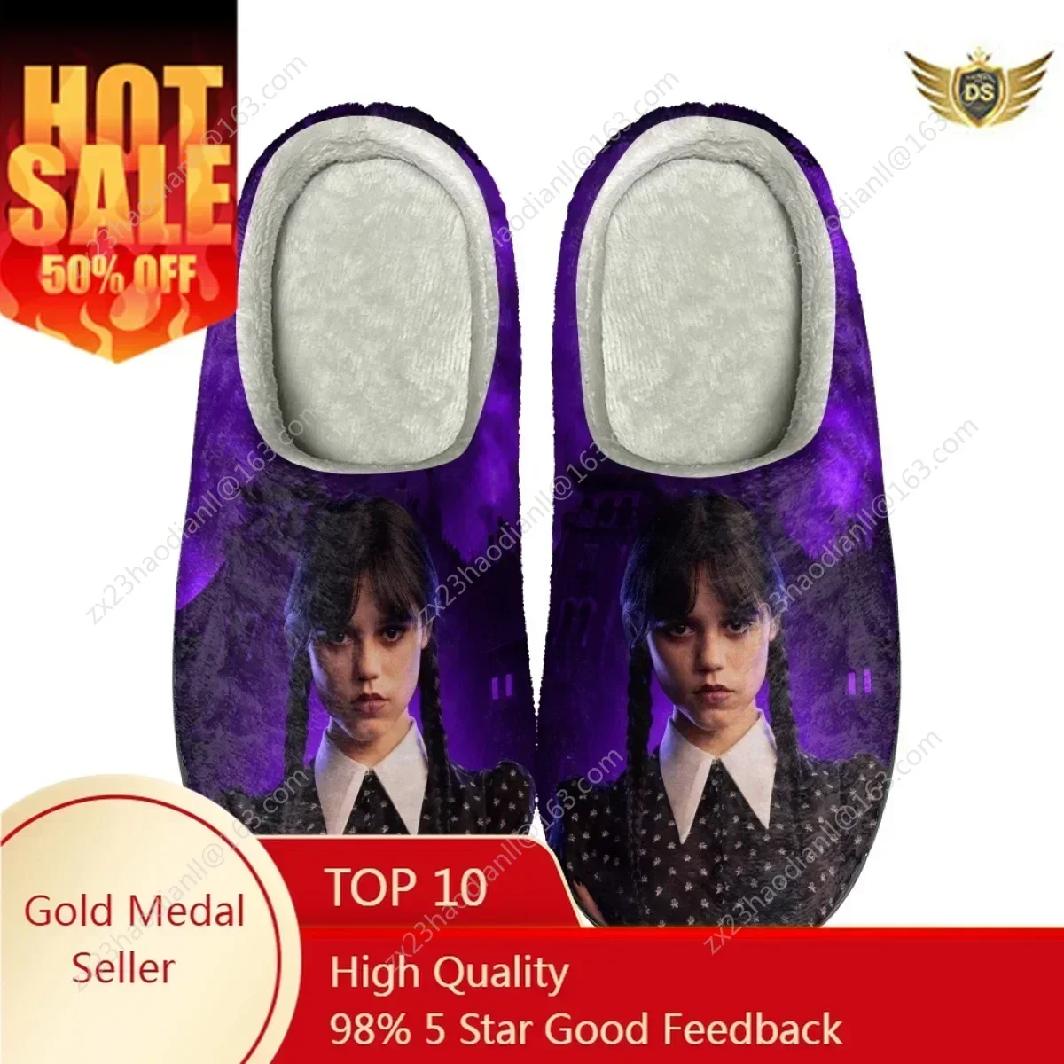 

Wednesday Adam Design Winter Warm Cotton Slippers Casual Women Bedroom Footwear Dropshipping Non-Slip Couple Home Shoes Zapatos