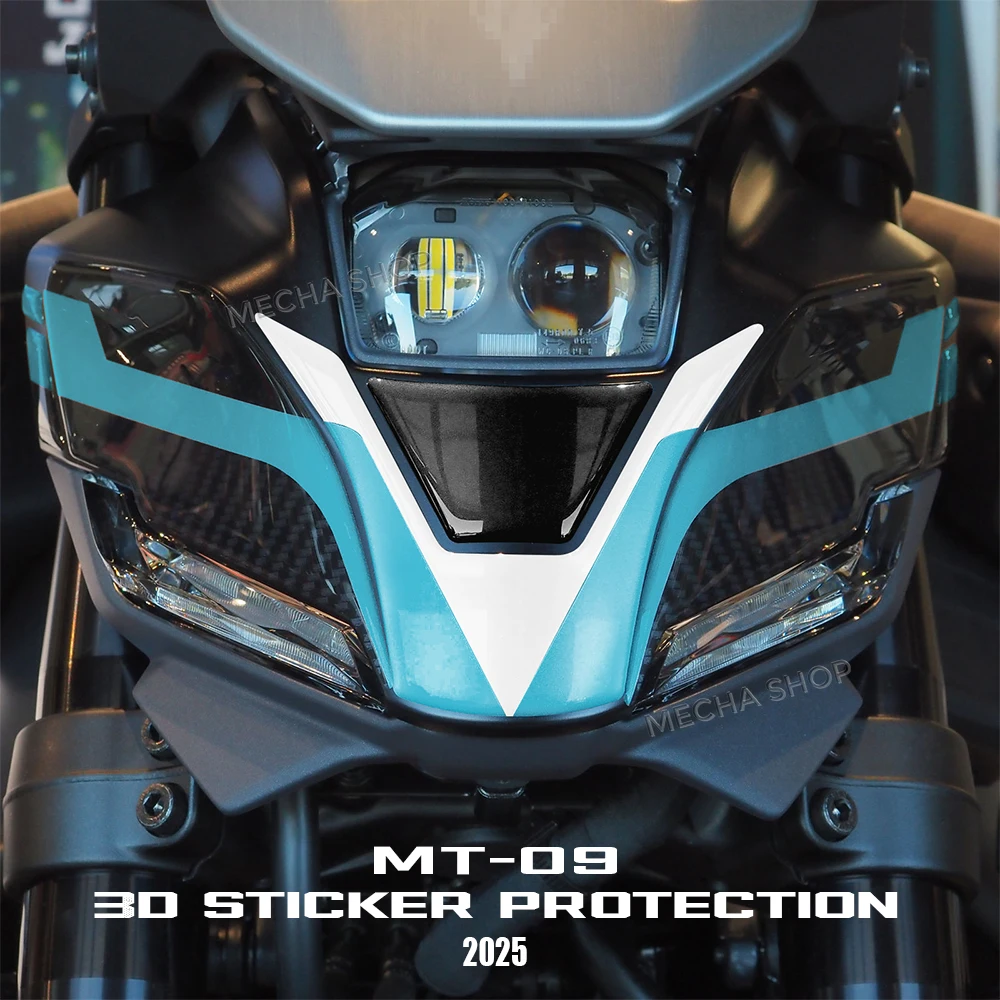 

MT-09 2025 Fairing Protective Sticker 3D Resin Decal Decoration Kit For MT09 MT 09 SP 2024- Motorcycle Accessories