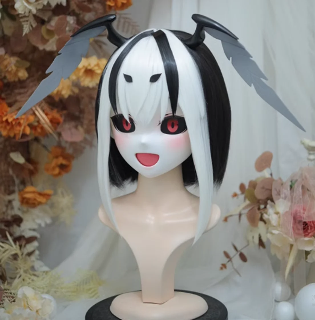 (NFD311-29)Customize Full Head With Lock Pretty Female/Girl Japanese Animego Character Kig Cosplay Kigurumi Mask Crossdress Doll