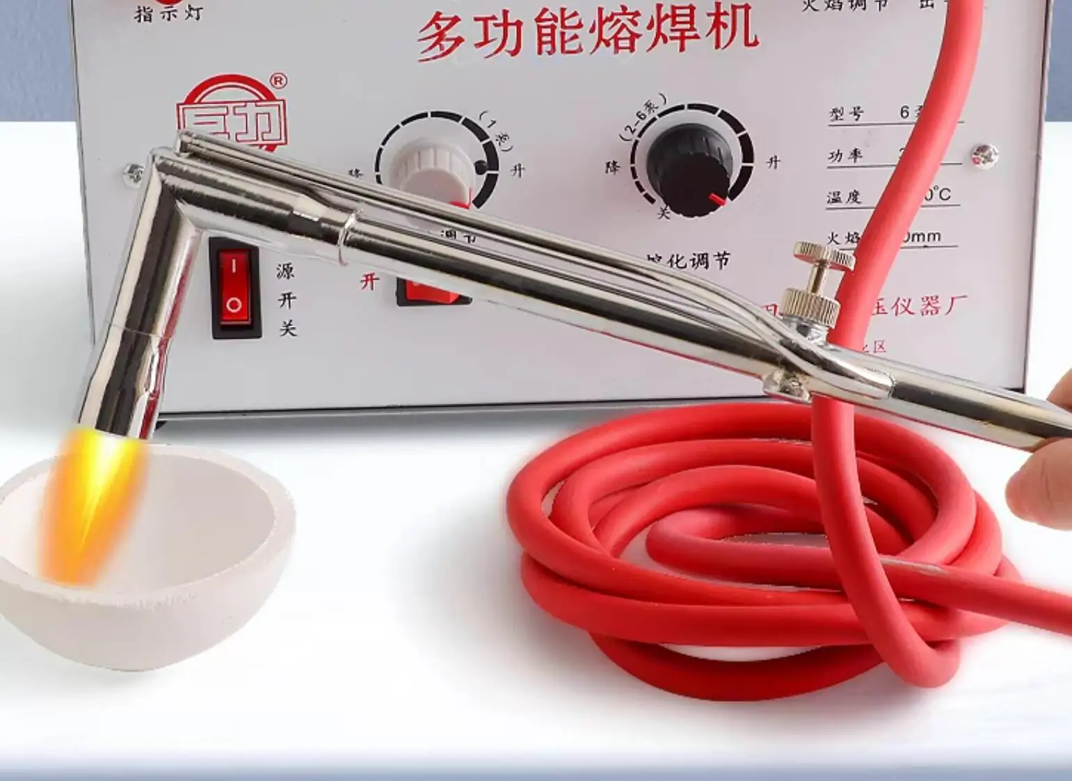 

6-скоростной многофункциональный сварочный аппарат для ювелирных изделий JX5-8, сварочное оборудование для плавления золота и серебра, 220 В, 30 Вт с возможностью 70 мм