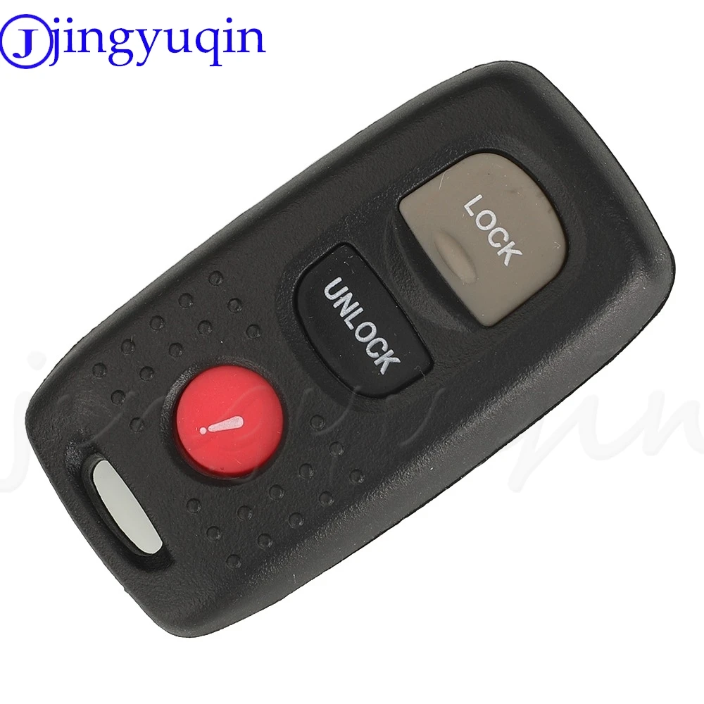 Jingyuqin reemplazo nueva llave 2/3 botones carcasa de entrada sin llave remota de coche para Mazda 2 3 6 323 626 funda de llave de Control Fob