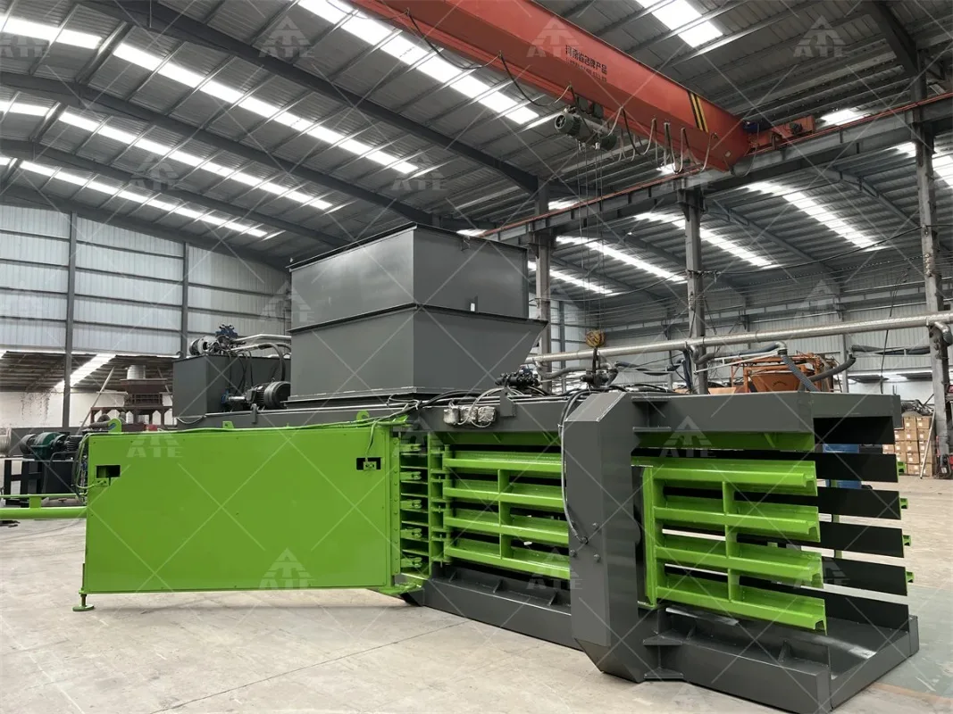 80t 100t 120t 200t Cloth Compactor Machine Automatic Hydraulic Waste Paper Carton Compress Baler Machine