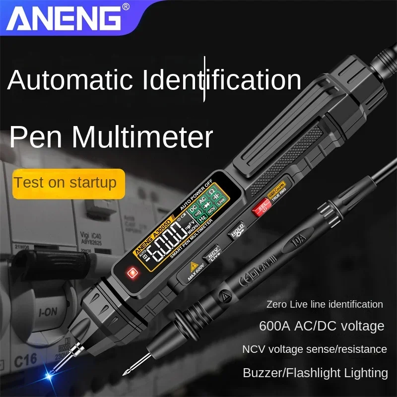 ANENG A3005D Pen Multimeter High-precision Digital Fully Automatic Intelligent Electrician Test Pen Pen Multimeter Mini