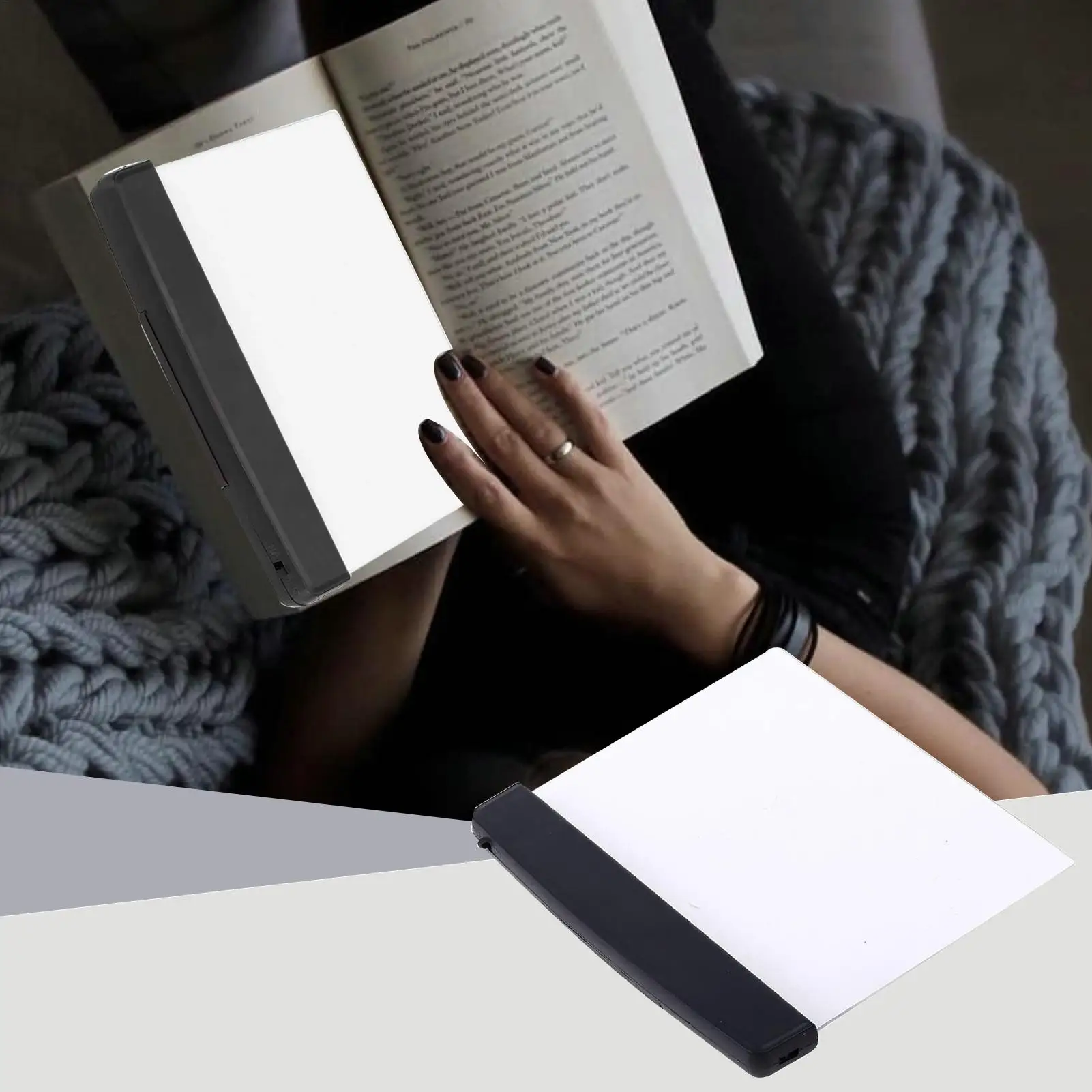 

Плоская панель с питанием от USB, книжная лампа, яркая светодиодная лампа для чтения для ухода за глазами, изголовье кровати, ночная учебная комната, книжная лампа для общежития